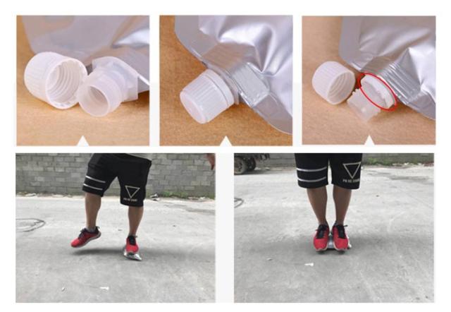 50枚入り アルミ製 スタンドパウチ 500ml 詰め替え容器 アルミパウチ