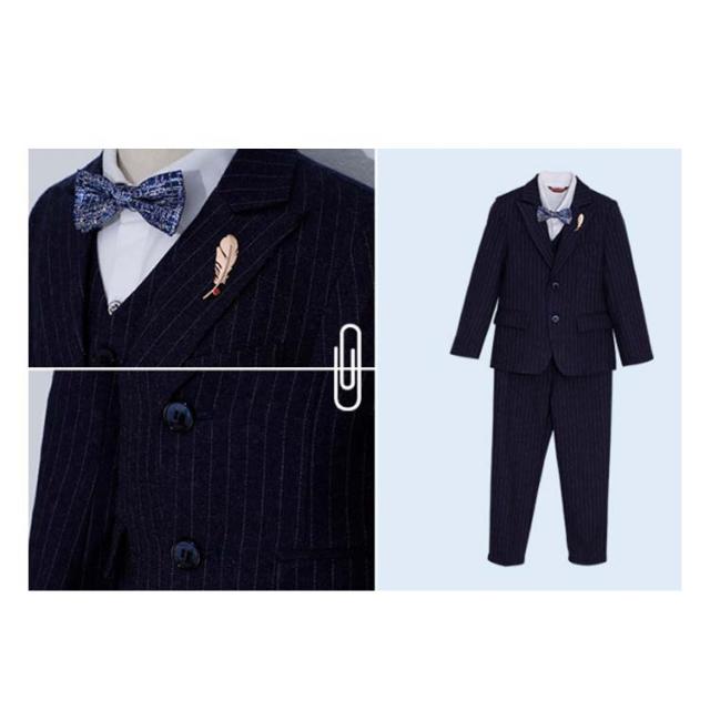 【入学.卒業】スーツ3P❤︎シャツ❤︎蝶ネクタイ❤︎ブーツ❤︎6点セット 入学.卒業】スーツ3P❤︎シャツ❤︎蝶ネクタイ❤︎ブーツ❤︎6点