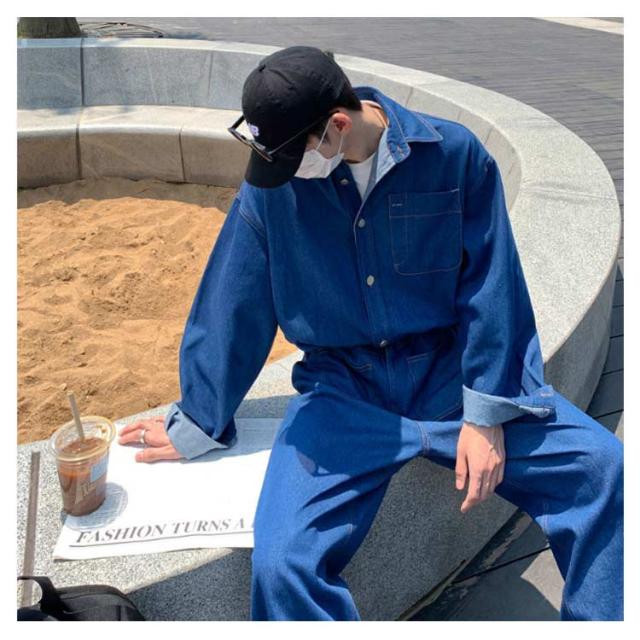 ヴィンテージ サロペット ツナギ デニム 整備 メンズ オールインワン