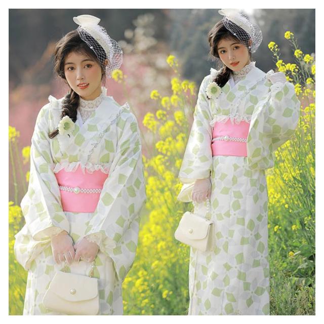 レディース 浴衣 着物 3点セット 浴衣 作り帯 扇子 和柄 和装 和服
