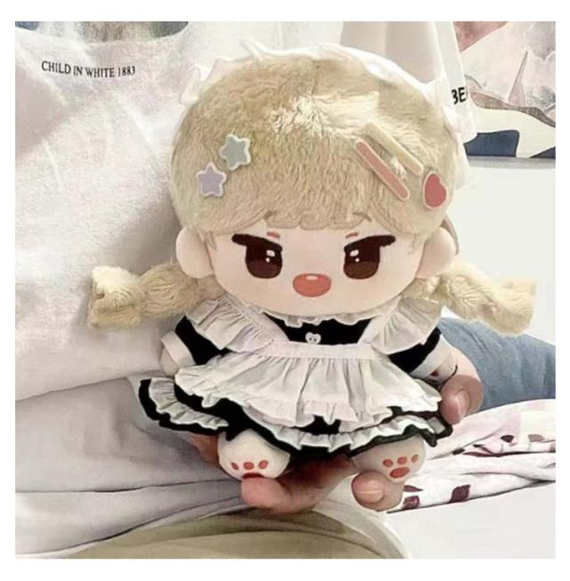 H.O.T. ぬいぐるみ 5体セット 韓国アイドル ファンメイド ドール ぬい服 10cm 20cm かわいい ロリータ風 猫耳 メイド お洋服