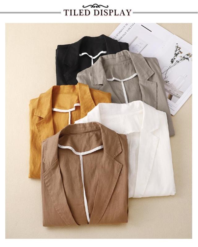 【美品✨】FRAMeWORK リネンサマージャケット　羽織り　ベージュ　38 美品✨】FRAMeWORK リネンサマージャケット 羽織り ベージュ 38