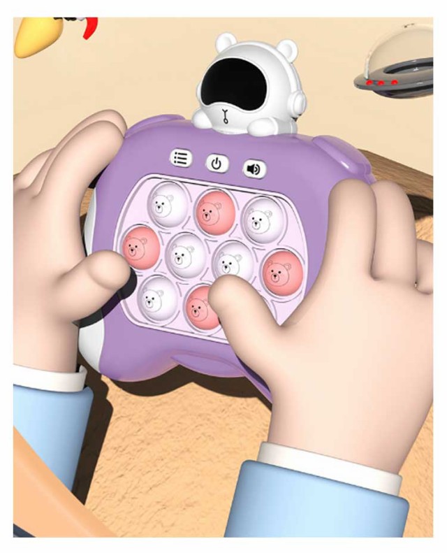 プッシュポップ ゲーム 光る 電動 ポップイット 光る ストレス解消 殴る グッズ パズル プロ マーチ スクイーズ pop 音楽付き 知育玩具  の通販はau PAY マーケット - BELLISSIMA | au PAY マーケット－通販サイト
