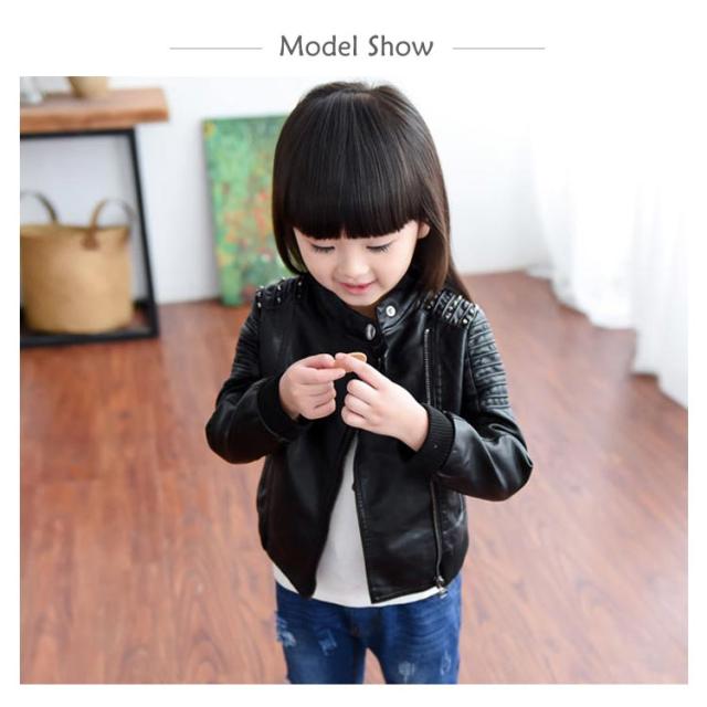 子供服 レザーコート PUレザージャケット ライダースジャケット