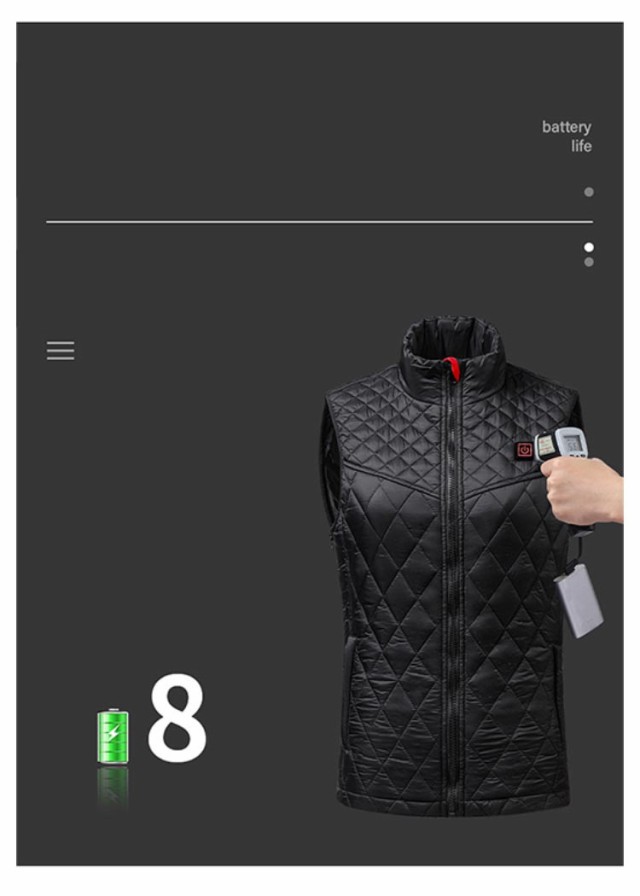 9枚内ヒーター】電熱ベスト ワークマン 暖房ベスト ヒーターベスト 9つヒーター付き レディース メンズ 発熱ベスト 加熱服 USB充電式電熱ベスト  3段温度調整 中綿ベスト 電熱インナー トップス 防寒ベストの通販はau PAY マーケット - Lobelo | au PAY マーケット－通販サイト