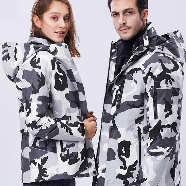 3way マウンテンパーカー 中綿入れ メンズ レディース 撥水加工 レイン