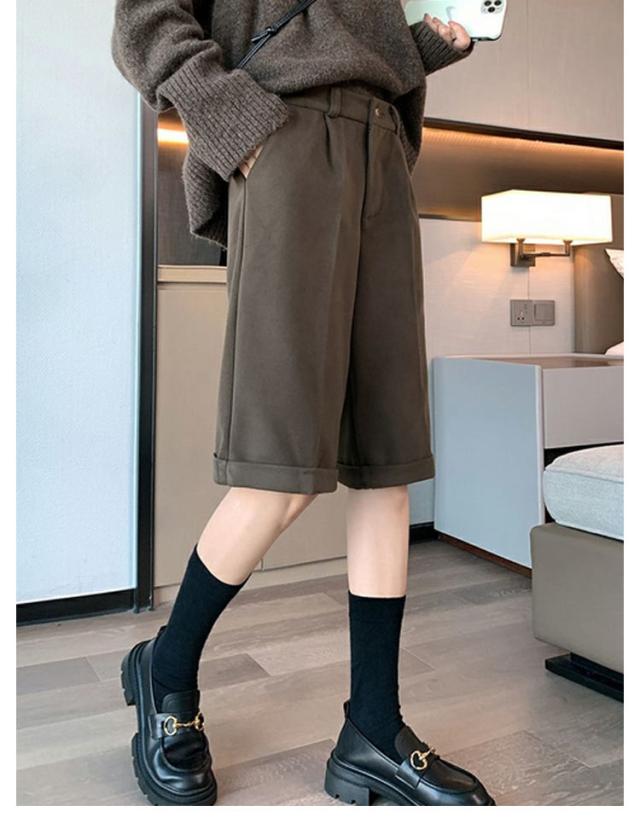 新品未使用【DRESSTERIOR】サマーウール センタープレス入りハーフパンツ nh-bottoms-02122 センタープレス ハーフパンツ グレージュ