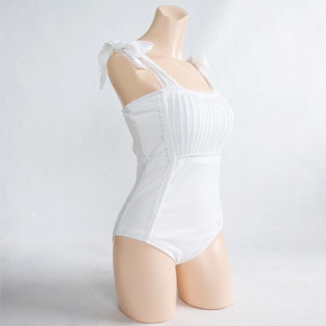 Solid&Striped 水着 ワンピース ホワイトリボン タイ 白 Solid&Striped 水着 ワンピース ホワイトリボン タイ 白 (SOLID