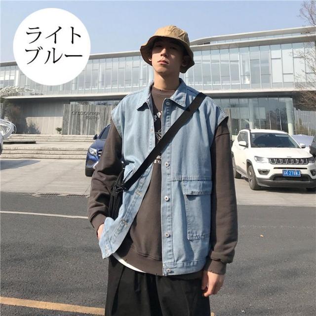 BA&SH デニム ベスト ジャケット Gジャン S ブルー BA&SH デニム ベスト ジャケット Gジャン S ブルー
