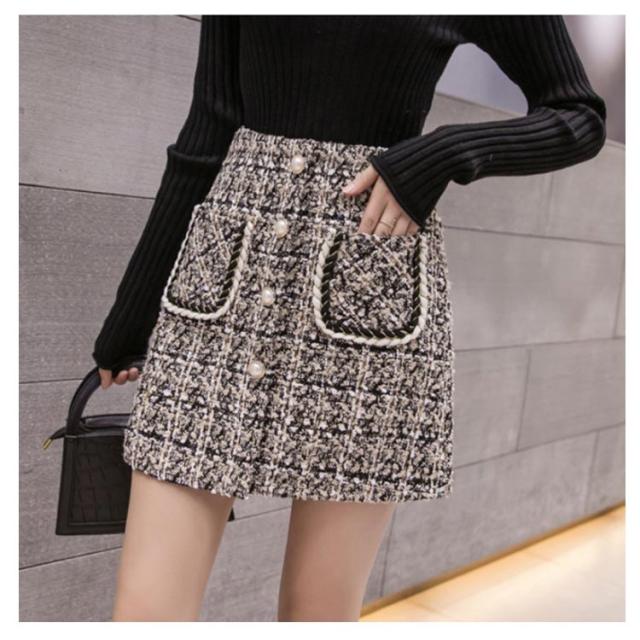 全2色×4サイズ！ツイードスカート スカート 膝上丈 ミニスカート
