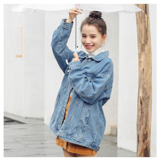 《送料無料》ビッグシルエット デニムジャケット デニムコート 秋 アウター Gジャン デニム ジャケット ゆったり 大人カジュアル レディース