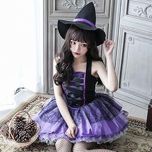 ハロウィンコスプレ 魔女 帽子 デビル