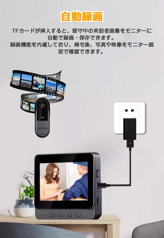 ワイヤレスドアホン