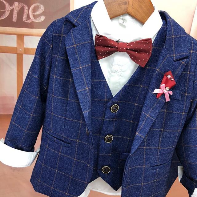 独創的 21韓国男の子キッズスーツ６点セットキッズチェックスーツファッションジュニアセット発表会フォーマル男子スーツ 入学式 卒業式 発表 ブランドおしゃれ Www Icamek Org