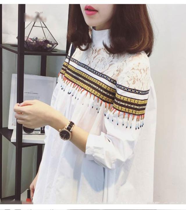 エスニックワンピース ミニワンピース 長袖ワンピース プルオーバー