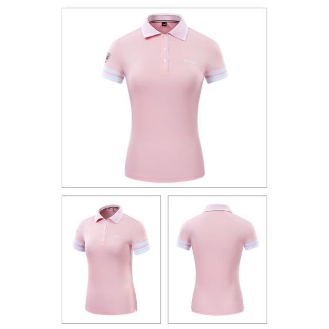 ゴルフシャツ レディース Tシャツ ゴルフウェア 半袖 ポロシャツ