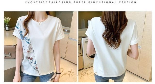 Tシャツ トップス レディース 白トップス 40代 春夏新作 上品