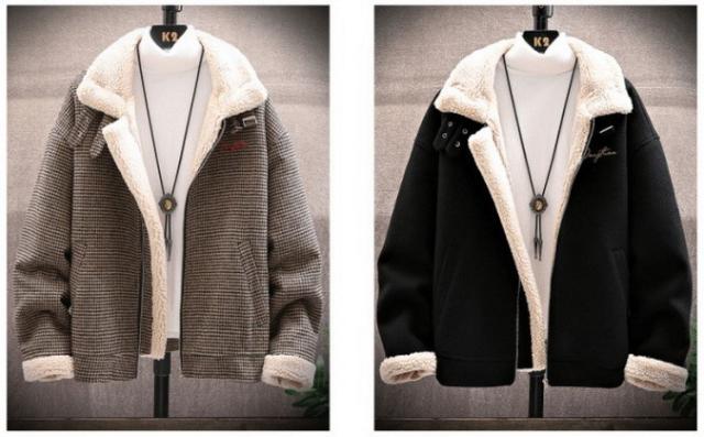 ムートンジャケット メンズ ライダースジャケット ボアジャケット 裏