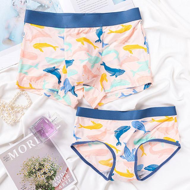 ペアショーツ カップル下着 セクシー 男女2点セット レギュラー