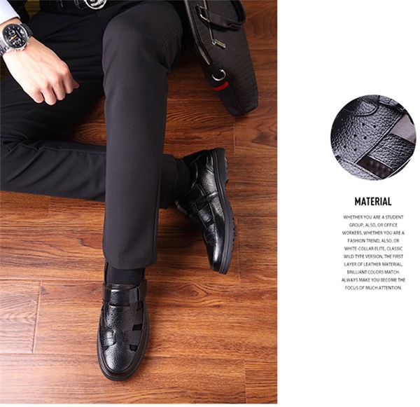 メンズ ビーチサンダル ローファーシューズ リラックスシューズ 牛革