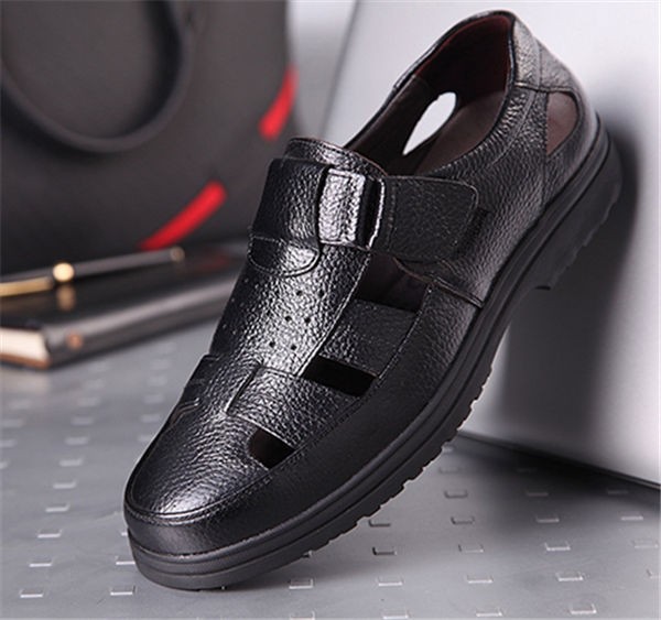 メンズ ビーチサンダル ローファーシューズ リラックスシューズ 牛革