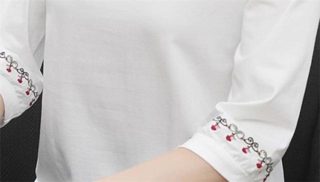 Tシャツ レディース 七分袖 韓国風 春秋 おしゃれ トップス 刺繍 tシャツ ポロシャツ きれいめ 40代 ゆったり カジュアル 大きいサイズ 大人 通勤 着痩せ 新品 Tシャツ レディース 七分袖 韓国風 春秋 おしゃれ トップス 刺繍