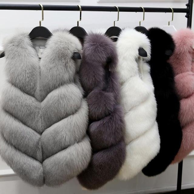 フォークス毛皮 フォークスファー ショールカラー ドロップショルダー 