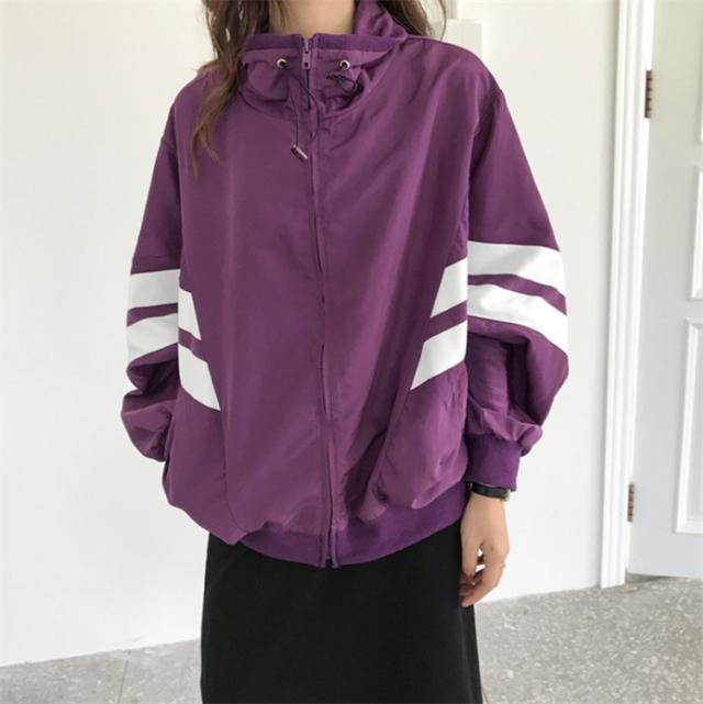 ブルゾン　ジャンバー　レディース　ジャケット 無地 アウター トップス 長袖 春秋 カジュアル　ゆった り　体型カバー　防風　シンプル　おしゃれ　韓国系 ブルゾン ジャンバー レディース ジャケット 無地 アウター トップス