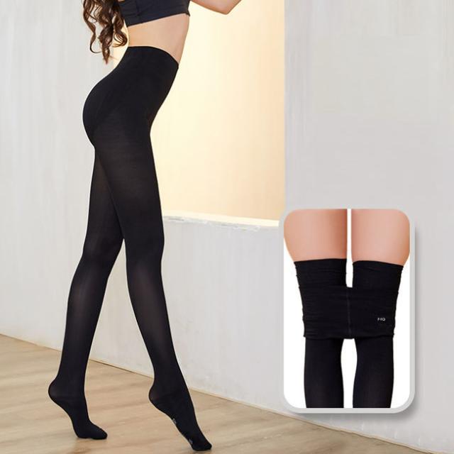 着圧タイツ ベージュ ブラック ダイエット 補正下着 着圧