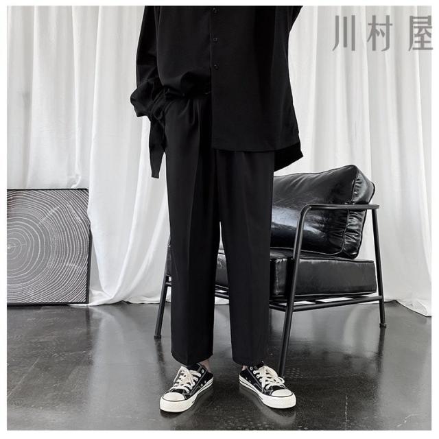 お値下げ☆BASISBROEK サルエルパンツ　テーパードシルエット テーパードパンツ メンズ サルエルパンツ パンツスーツ ワイド パンツ