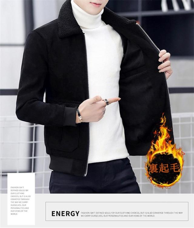 ムートンコート ムートンジャケット ボアブルゾン メンズ アウター