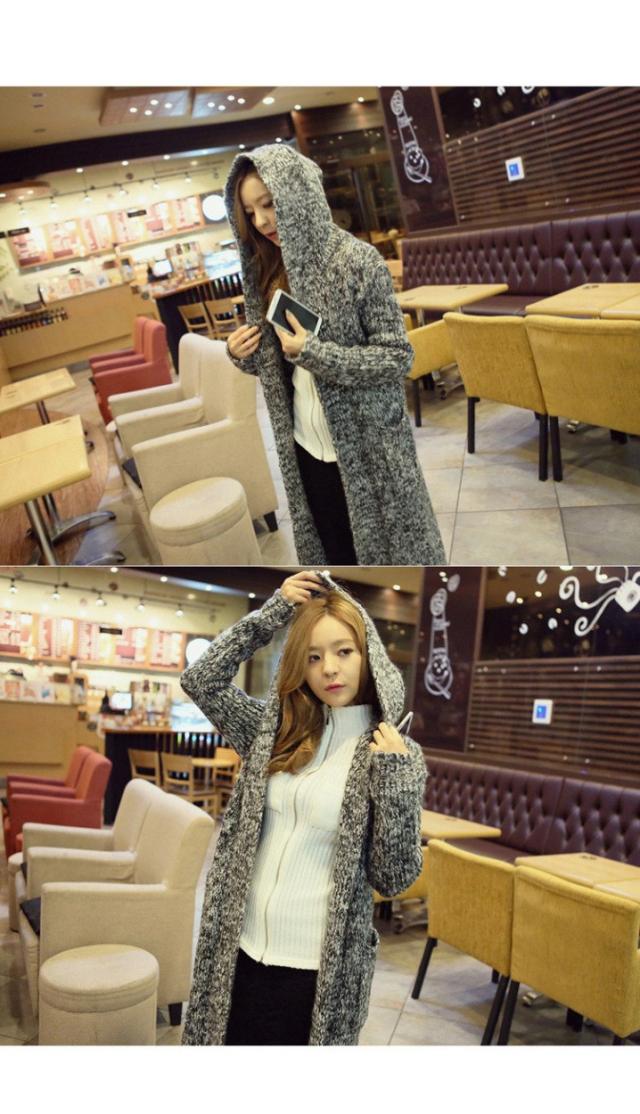 ロングカーディガン レディース ニットカーディガン 着痩せ 大きい