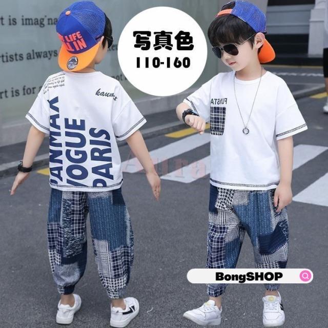 子供服セットアップ キッズ 男の子 春夏 2点セット 上下セット 半袖