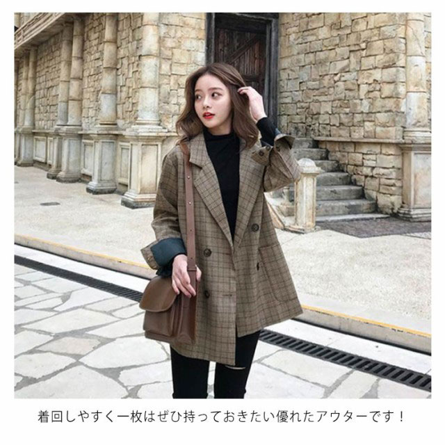 2XL テーラードジャケット コート 上品 アウター 長袖 ルーズ