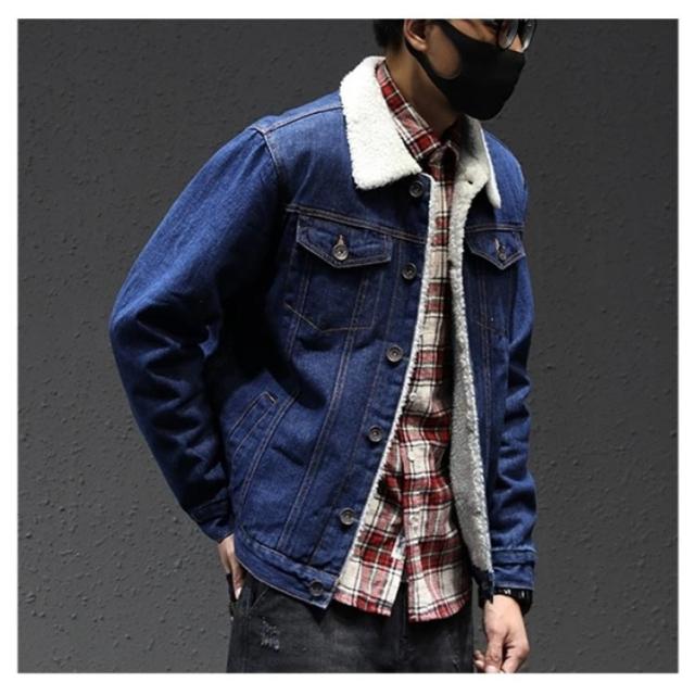デニムジャケットメンズ 裏ボアジャケット Gジャン 裏起毛 ダメージ 暖かい ウール 防寒 アウター 大きいサイズ かっこいい 通勤 通学 秋冬 デニムジャケット メンズ 裏ボアジャケット Gジャン 裏起毛