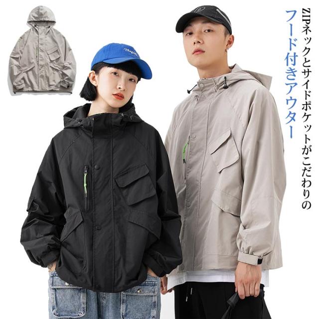 ☆men's フード付き ジャンパー ジャケット 韓国系 春秋 cjfj51072-01.jpg