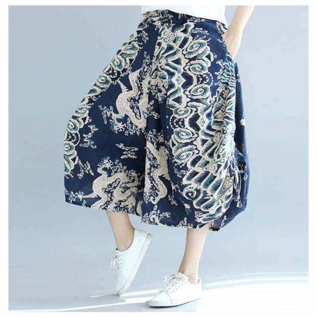 kapital パンツ エスニック ガウチョパンツ アミッシュパンツ