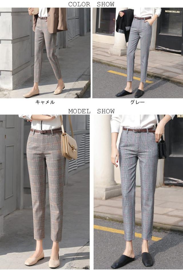 再値下げ！未使用TOM FORD グレチェック柄テーパードスラックス