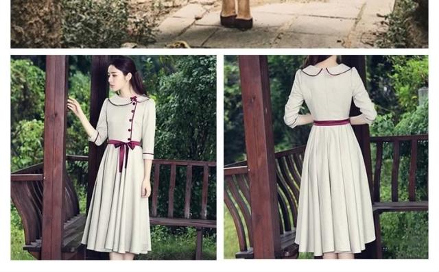 Sale 30 Off 送料無料イギリス風 Aライン ワンピース フレアワンピース 中世 ワンピース 春ワンピース お嬢様 ワンピース ワンピ 春夏 森ガール フェ 即納特典付き Farmerscentre Com Ng