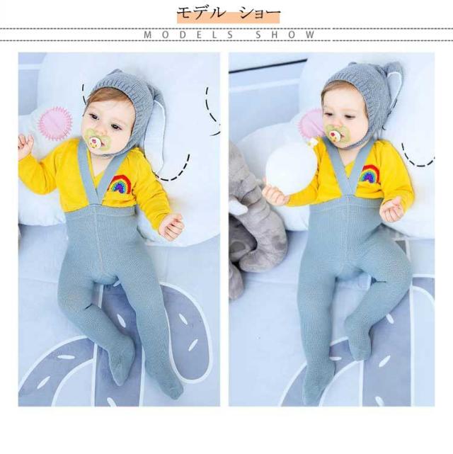 レギンス ベビー サスペンダー付き サロペット パンツ 女の子