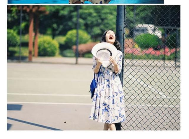 7分袖ワンピース ミディアム丈フレアワンピース レディース 膝丈