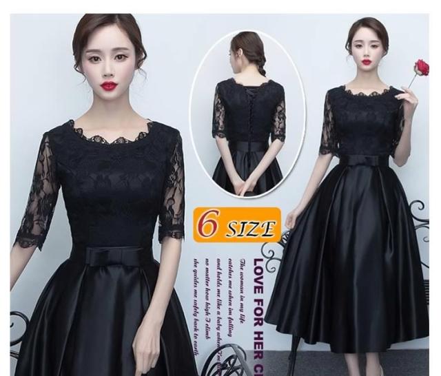 在庫処分大特価 パーティードレス ドレス 結婚式 ワンピース 袖あり ロングドレス 演奏会 パーティドレス レースワンピース 大きいサイズ お呼 さらに値下げ Www Sawtalkaneseh Com