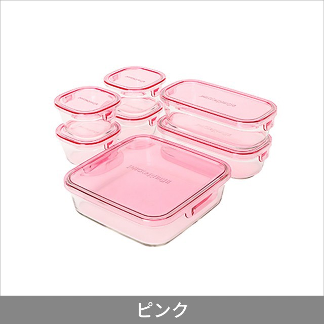 iwaki イワキ 耐熱ガラス 保存容器 システムセット パック