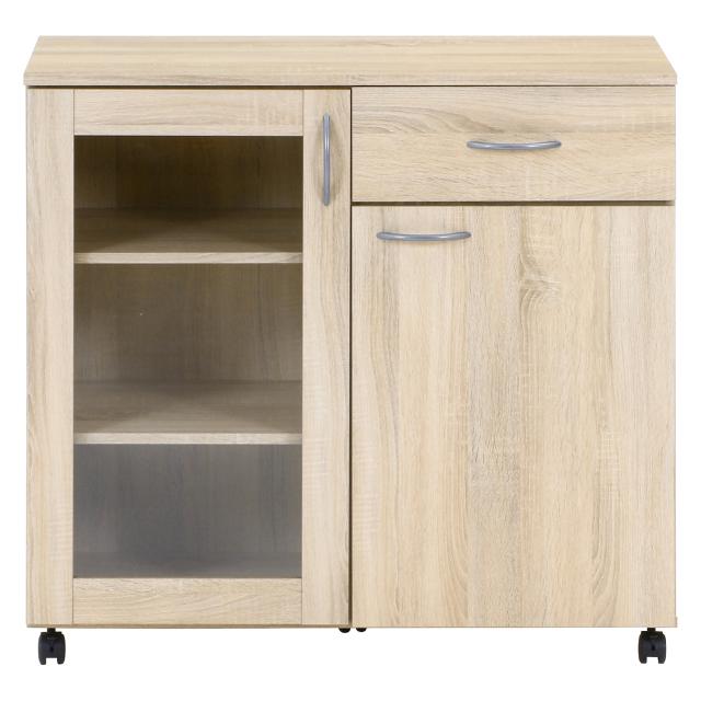 ※ キャスター付きキッチン収納キャビネット 約幅90cm [5094] ♡ キャスター付きキッチン収納キャビネット 約幅90cm [5094]