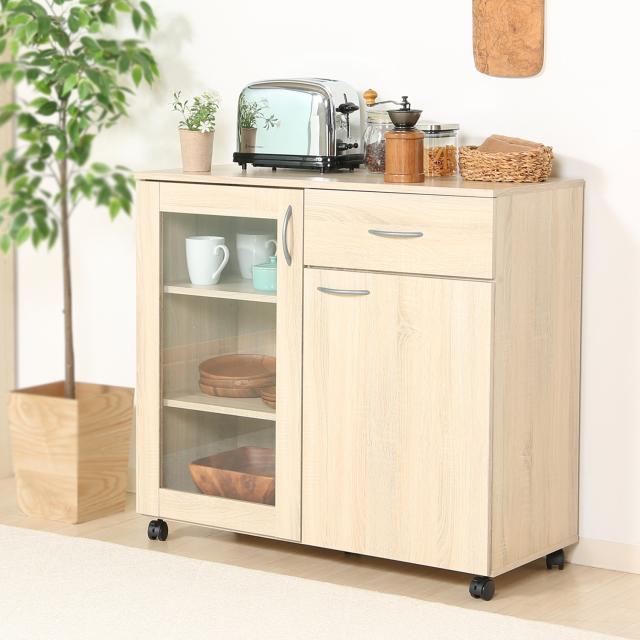 【新品】アンティークホワイト キッチン ラック ワゴン　アウトレット 新品】アンティークホワイト キッチン ラック ワゴン アウトレット