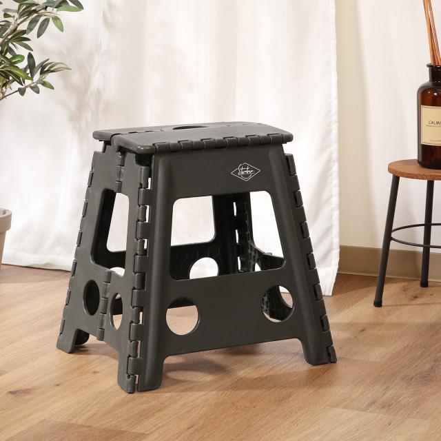 フォールディングステップスツール H39cm KH 1個箱 86877 フォールディングステップスツール H39cm 1個箱 不二貿易 色KH