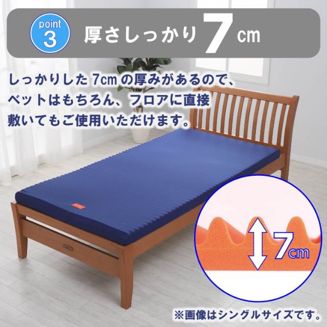 【特価商品】西川 (Nishikawa) エニーマット 低反発 高反発 リバーシ