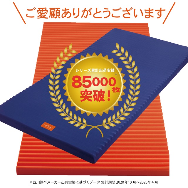 西川 エニーマットレス ベーシック 丸巻き セミダブル J2404の通販はau