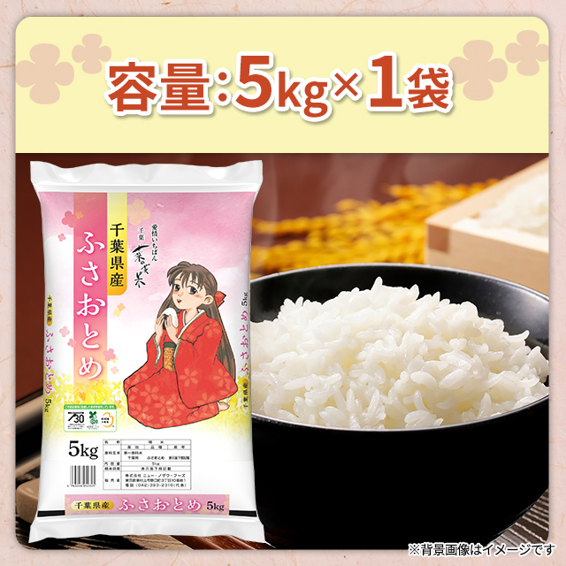 お米 千葉県産 ふさおとめ 精白米 5kg（5kg×1袋） 令和7年産