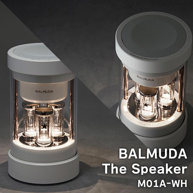 バルミューダ BALMUDA M01A-WH スピーカー スピーカー BALMUDA The Speaker M01A-WH バルミューダの通販は